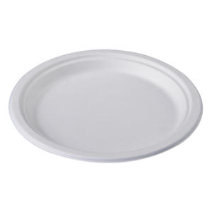biodegradable tableware | Hot Selling 6 Inch Biodegradable Round Sugarcane Bagasse Plate