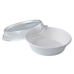 biodegradable tableware | 30 Oz Disposable Food Container Dinnerware Biodegradable Round Bowl