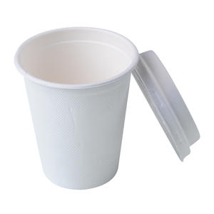 biodegradable tableware | 12 Oz Sturdy Biodegradable Sugarcane Bagasse Cup