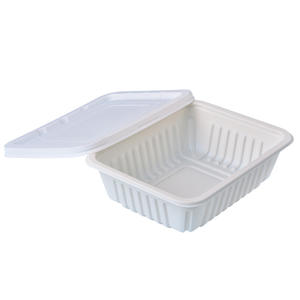 6.5 inch Biodegradable Tableware Food Packaging Corn Starch Noodle Box