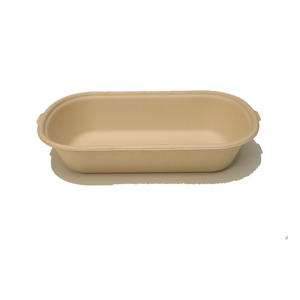 850 ml Biodegradable Compostable Food Packaging Bamboo Lunch Box | food box packaging