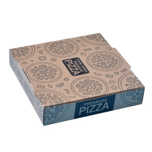 7 Inch Biodegradable Food Packaging Kraft Paper Pizza Box | food box packaging