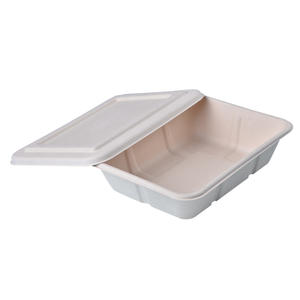 700 ml Biodegradable Compostable Food Packaging Bamboo Lunch Box