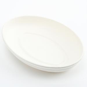 dinner set | Eco-Friendly Compostable Disposable Dinnerware Sugarcane 700ml Oval Bowl |