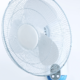 Warehouse Oscillating Three Mode Wind Hanging Remote Control LED Light Wall Mounted Fan SR-S1604