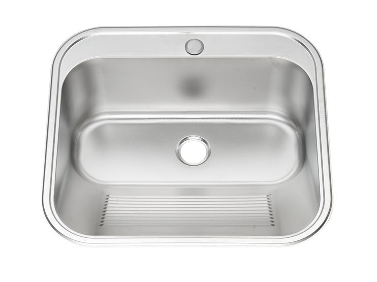 Laundry Sink Top Mount Sink with Faucet Hole Size 5550