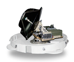 Antena VSAT parabólica de corte de doble banda Antena satcom móvil