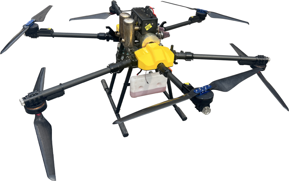4 ejes 50L (UAV con motor de aceite) - Para el mantenimiento de la granja