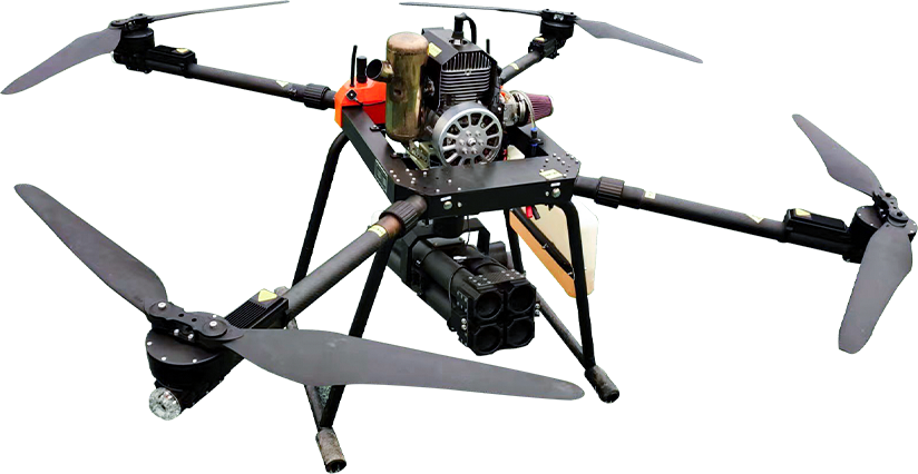 4-axis 16L (oil-powered UAV)