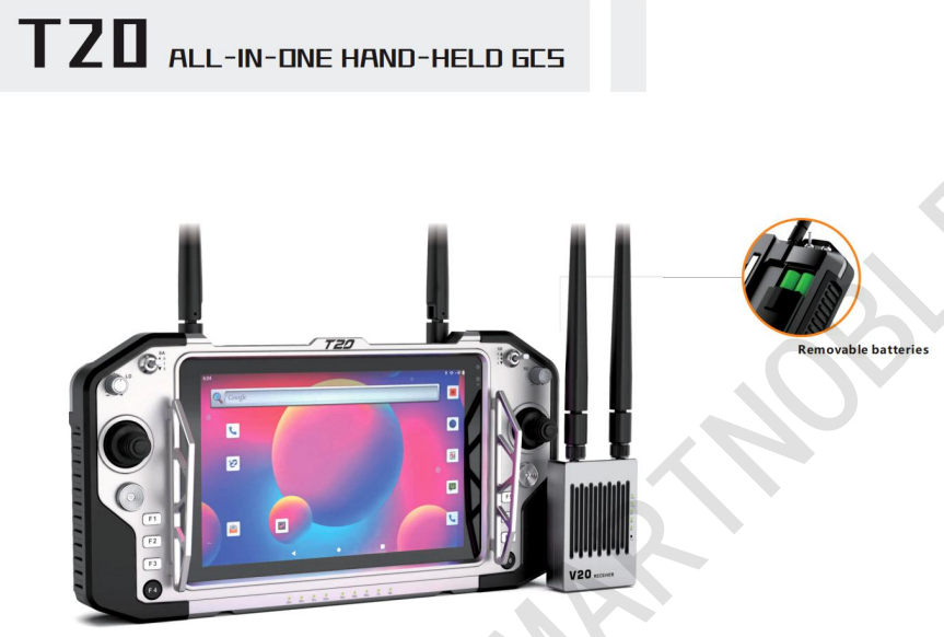 SMARTNOBLE GCS T20 - Advanced All-in-One Handheld Ground Control Station