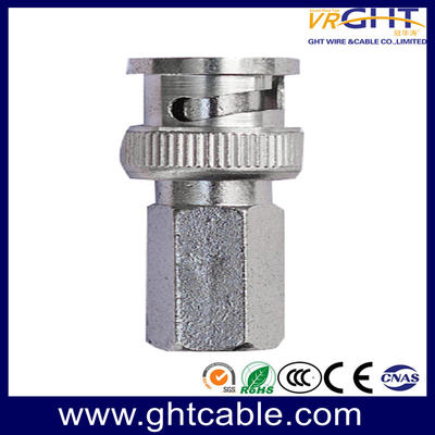 CT012 Rg58 Rg59 RG6 BNC Female to Male Adapter Nickel Plated Connector