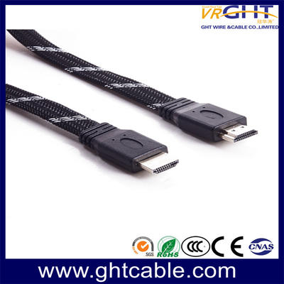 Flat Braiding HDMI 1.4V F018 HDTV Cable