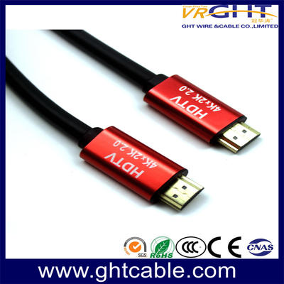 HDMI CABLE 1.4V/2.1V RED ALLOY MATTE PVC