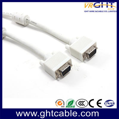 High Quality Male/Male VGA Cable 3+4 for Monitor/Projetor