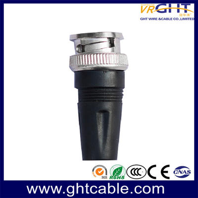 CT011 Solderless Coaxial BNC Male Connector for CCTV Security Camera