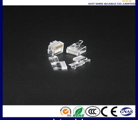 UTP CAT6 Two-Piece Crystal Connector Gold-Plated