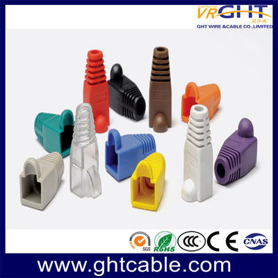 RJ45 Modular Plug Rubber Boot for Cat5e CAT6 Network Cable