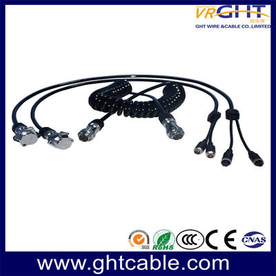 2 ways Trailer Truck Spiral Cable