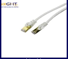 UTP Cat6 white Patch Cable/Patch Cord with Gold Plated head