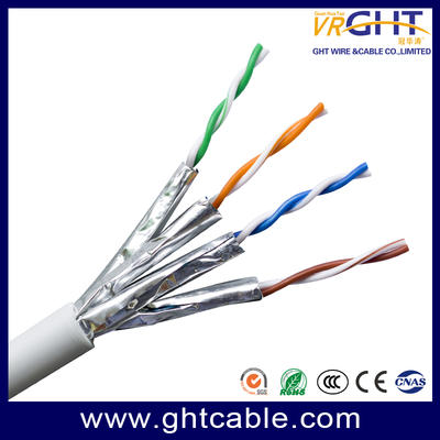 Indoor FTP Cat 6A Twisted Pair Cable/ Lan Cable