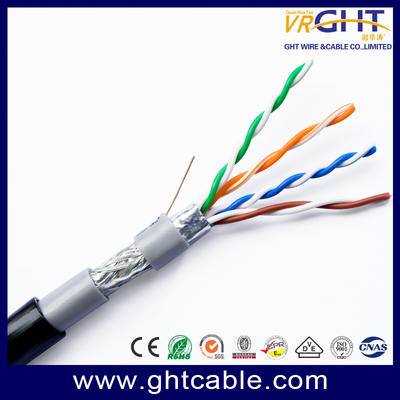 Outdoor 24AWG SFTP Cat5e Cable