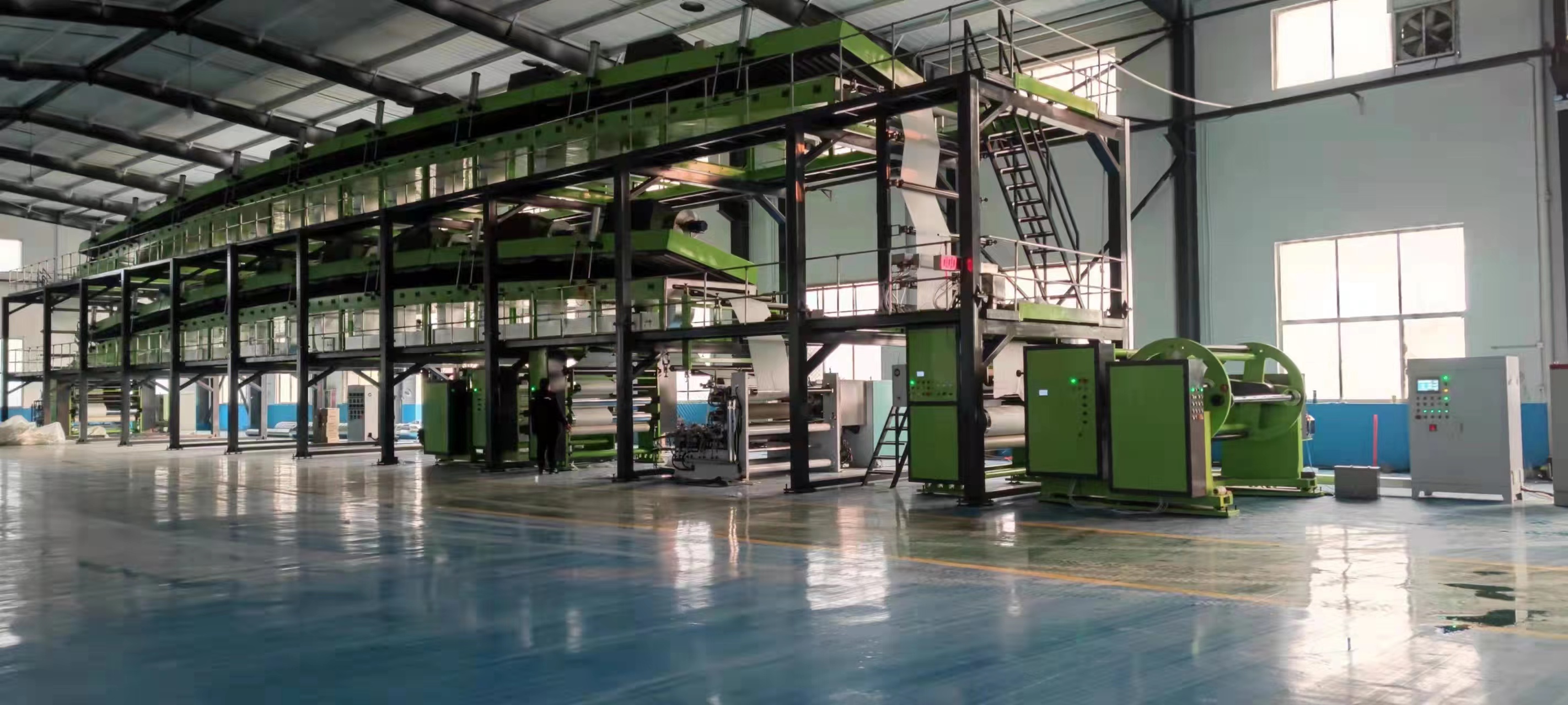 Big customer! Ordered two sets of double sided release paper coating machine in a year!