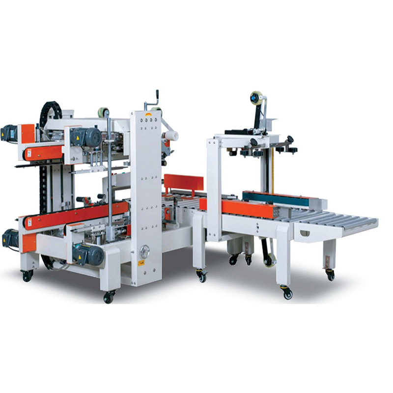 HIJ-5050Fully Automatic Four Corner Sealing Machien+Left And Right Box Sealer
