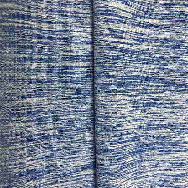 Wholesale Cationic Dry Wicking 87 Polyester 13 Spandex Grey Melange Yoga Fabric