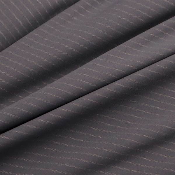 4 way stretch high quality stripe style microfiber naked brushed men suit's fabric for coats