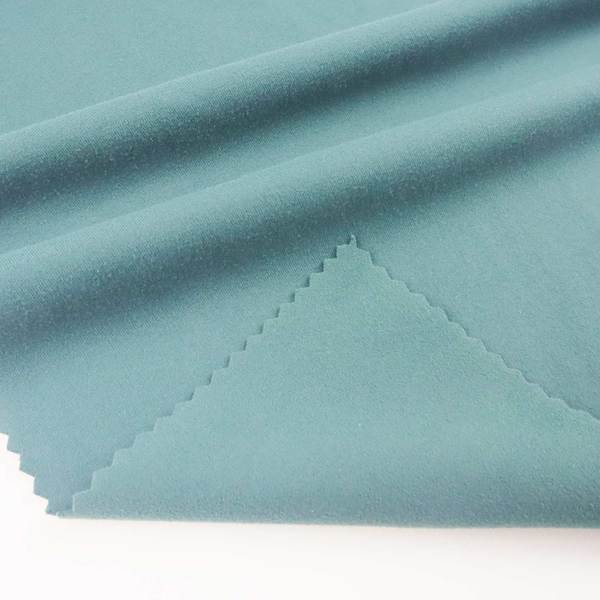 RPET recycled double sided elastic brushed weft knit recycled polyester fabric for sports