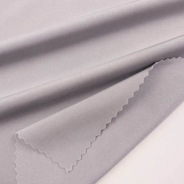 high elastic shiny metallic free cut spandex nylon double faced fabric for yoga