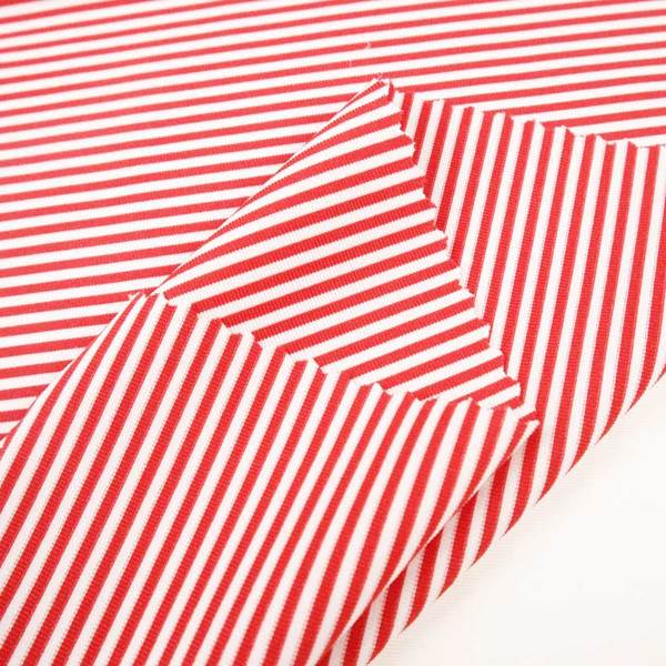 custom wholesale elastic yarn dyed stripe design weft knti breathable stripe fabric for swimwear