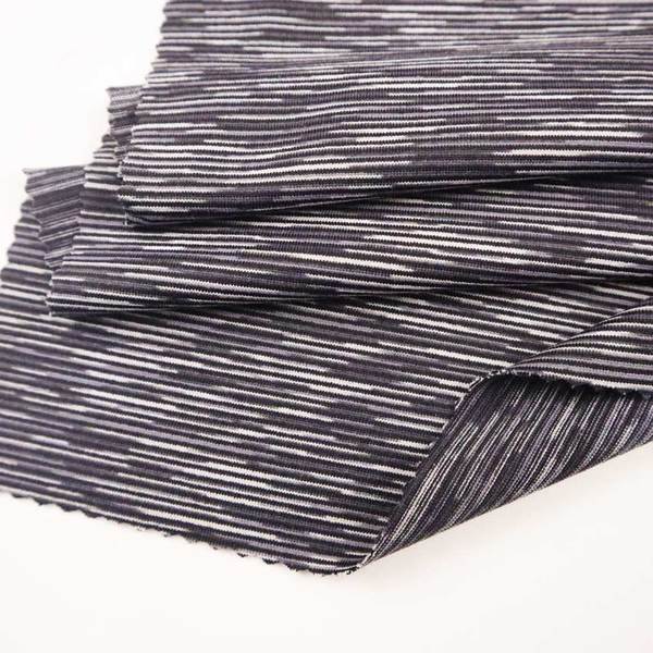 high density elastic yarn dyed cotton feeling microfiber spandex nylon fabric for yoga