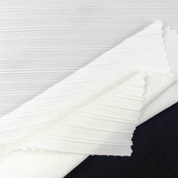 factory direct sale 160g superfine thin stripe rib semi dull nylon spandex fabric for swim