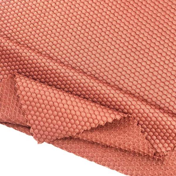 nylon spandex 180g elastic weft knit quick dry polyamide honeycomb jacquard fabric for swimsuit