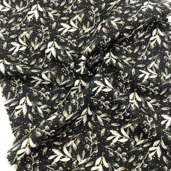 nylon spandex 295g hot sale microfiber weft knit leaves printing fabric for sportswear