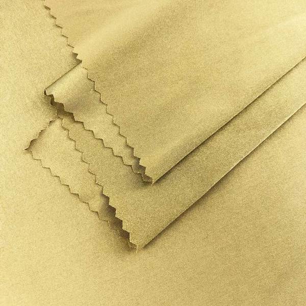 high elastic shiny 130g lightweight breathable weft knit spandex nylon fabric for lining