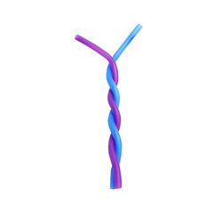 UT105 Twist straw | silicone straws