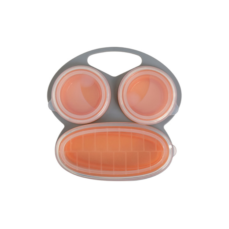 TT072 Monkey shape collapsible lunch box | bpa free silicone baby bowls