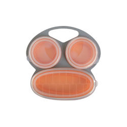 TT072 Monkey shape collapsible lunch box | bpa free silicone baby bowls