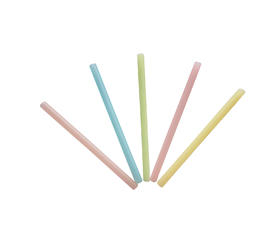 UT131 Macaron color kids silicone straw | reusable silicone drinking straws