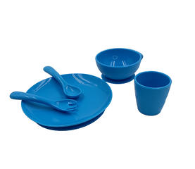 TT021 Baby Suction Tableware Set | silicone suction plate