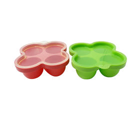 silicone tray with lid | RU016 Food storage tray with lid