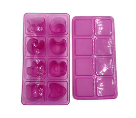 シリコーンアイスキューブ|RU014 8文字食品貯蔵アイスキューブ