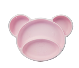TT042 Bear Shape Compartment Tray | silicone compartment tray