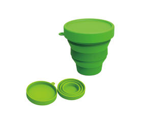 TT019 Silicone Foldable Cup | silicone cups with lids