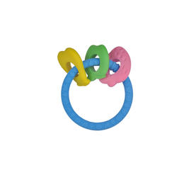 BT022 Silicone loop teether | silicone teether 