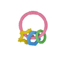 BT021 Silicone loop teether | silicone teether