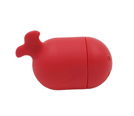 お風呂のおもちゃ|BA008クジラの形をしたシリコンバスおもちゃ