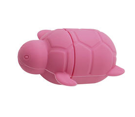 BA009 Silicone bath toys in Tortoise shape 